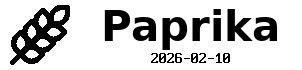 Paprika pantry jar label
